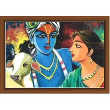 Radha Krishna Paintings (RK-9277)